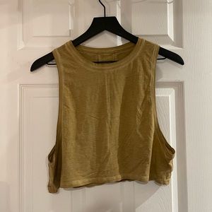 Muscle love crop tank top